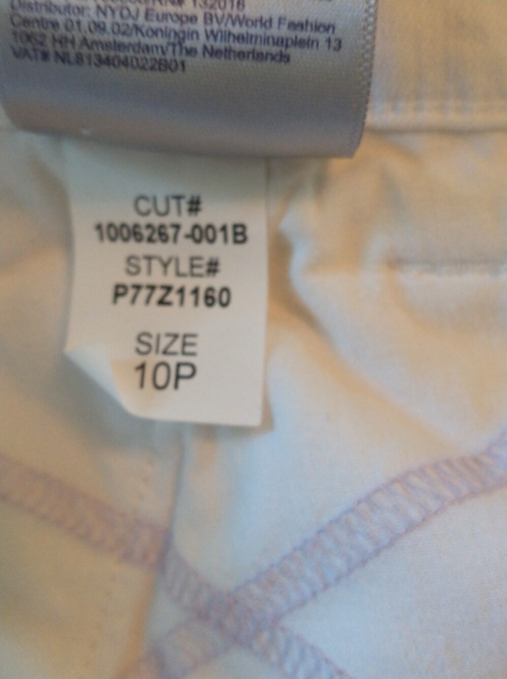 NYDJ White Womens Stretch Classic Preppy Trouser Denim Shorts 10P - Picture 8 of 11